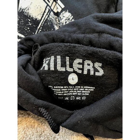 The Killers "Imploding The Mirage" Tour Hoodie Large Black Band Rock Concert - Picture 6 of 6